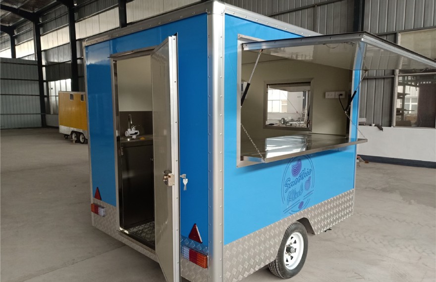 small portable kitchen trailer in stock